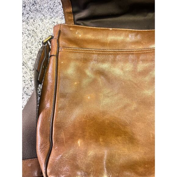 Coach‎ Bleaker Courier Men’s Messenger Bag, Soft Port Classic Rustic Old Money - Picture 9 of 16